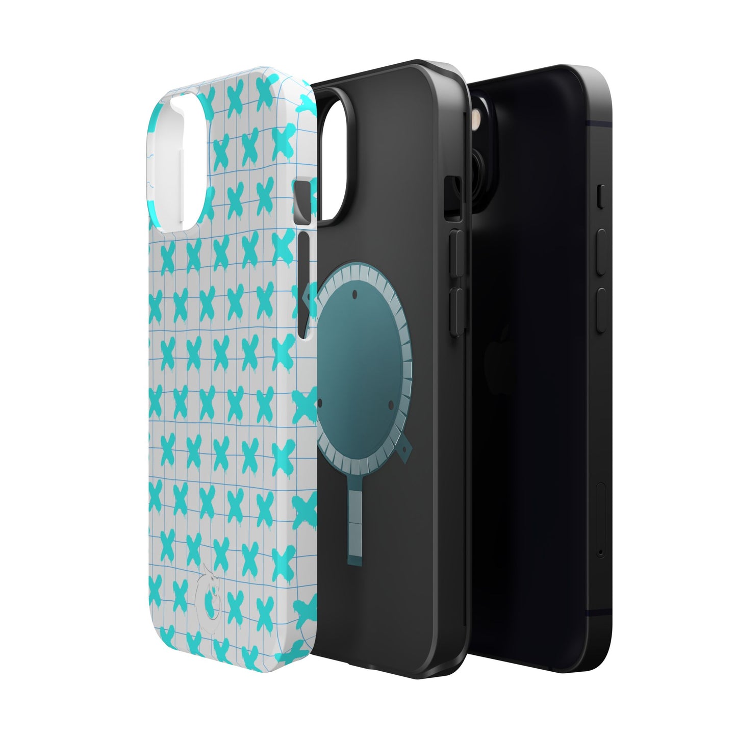 Magnetic Tough Cases - Blue X