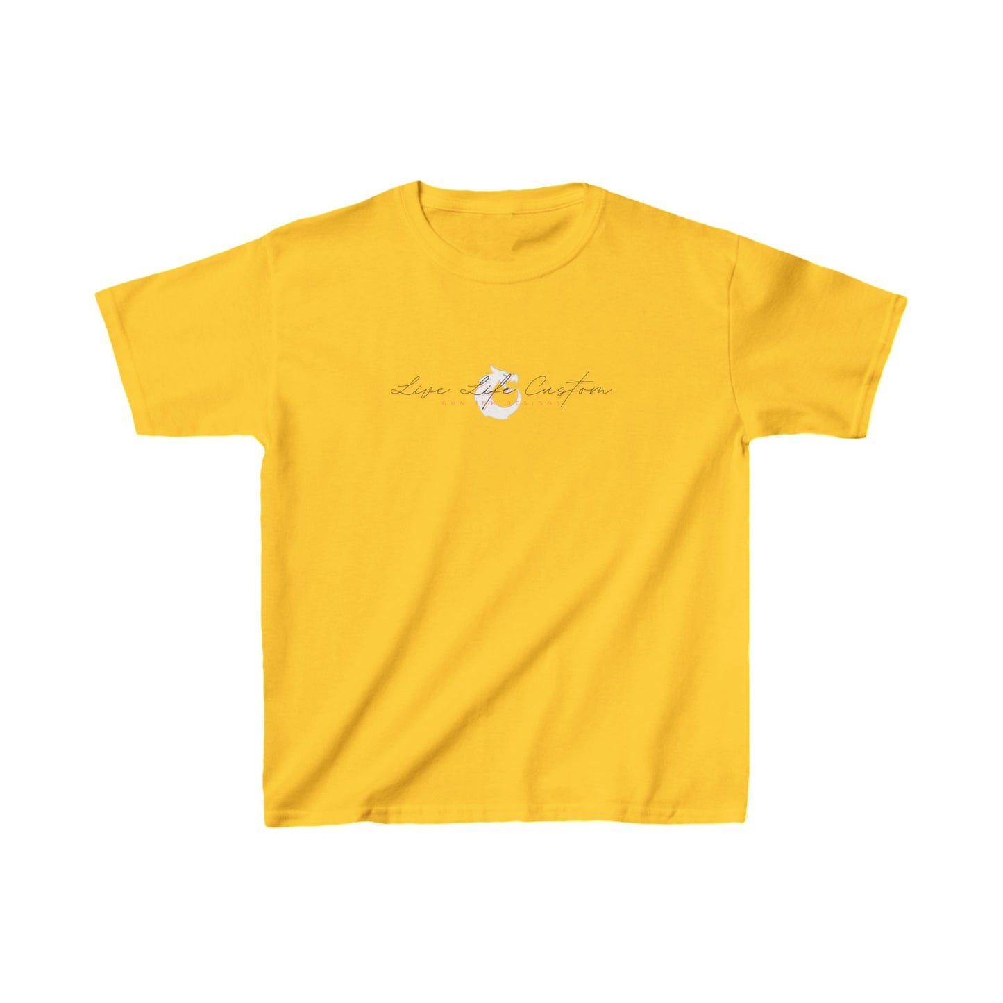 Kids Heavy Cotton™ Tee - Live Life Custom - Elegant