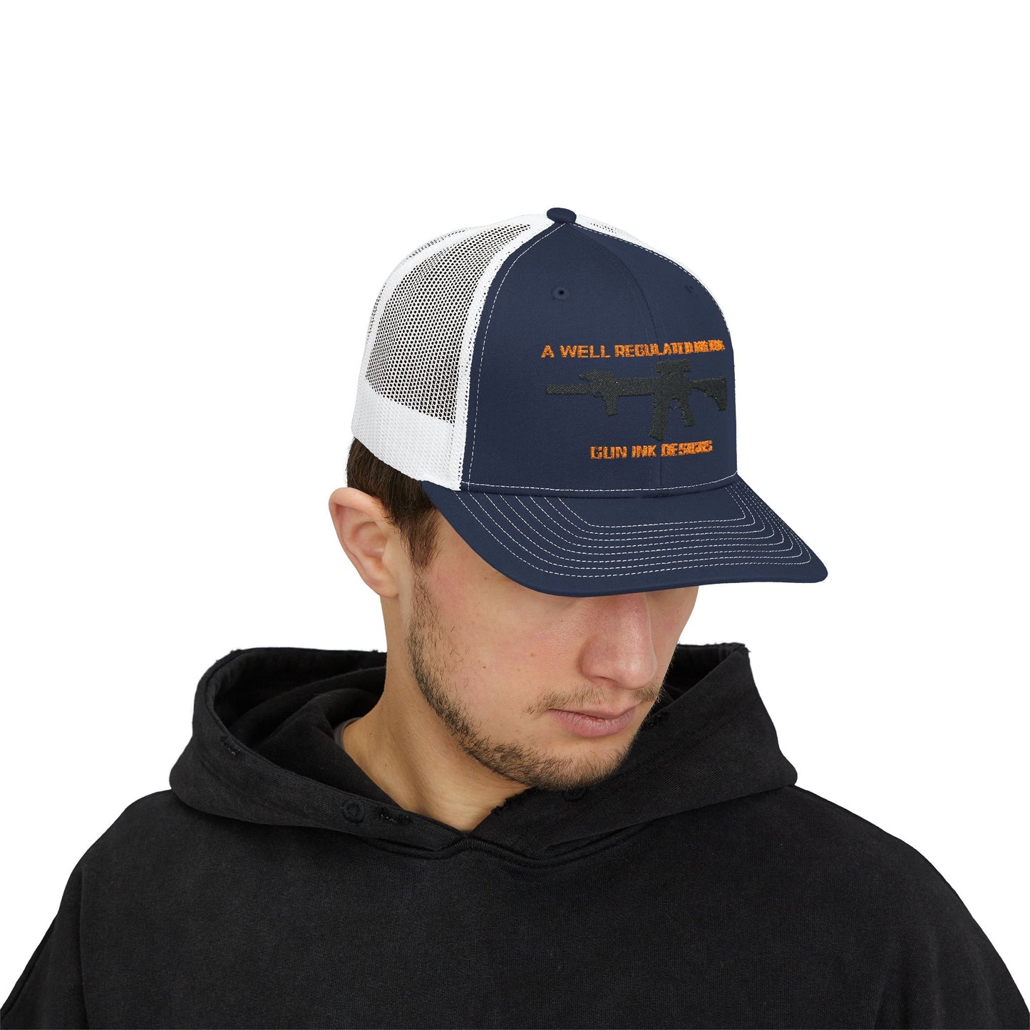 Snapback Trucker Cap - A Well Regulated Militia