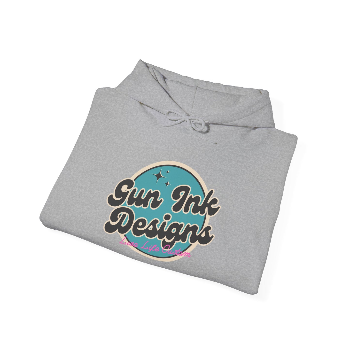 Heavy Blend™ Hooded Sweatshirt - Teal Circle