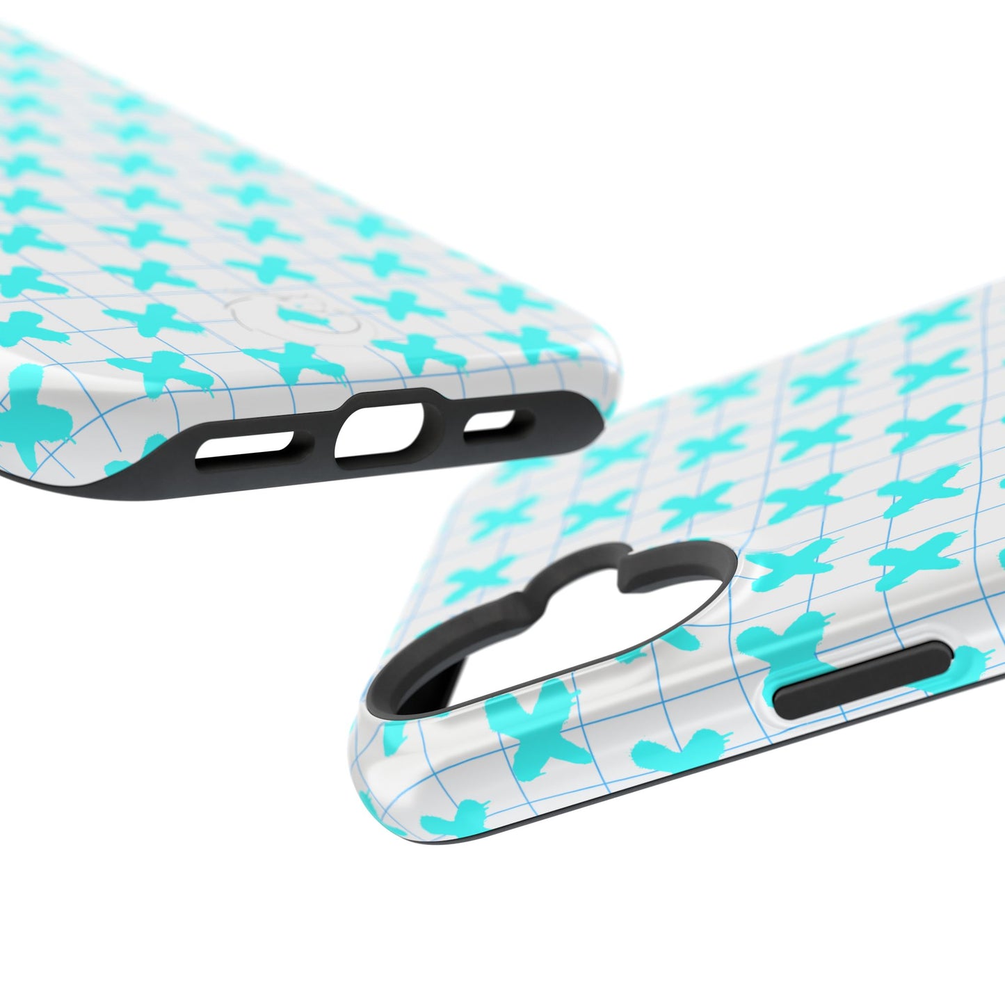 Magnetic Tough Cases - Blue X