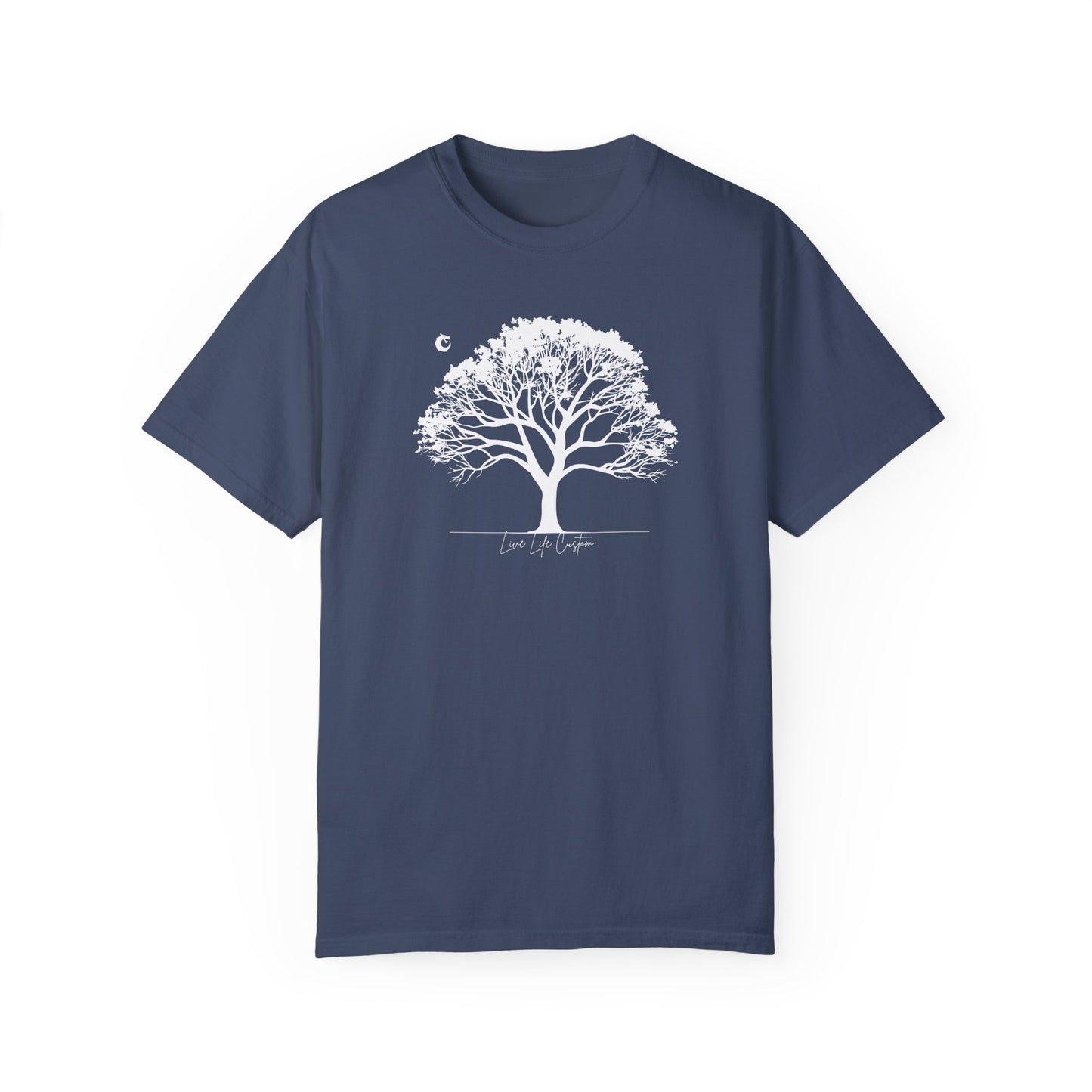 Garment-Dyed T-shirt - White Tree