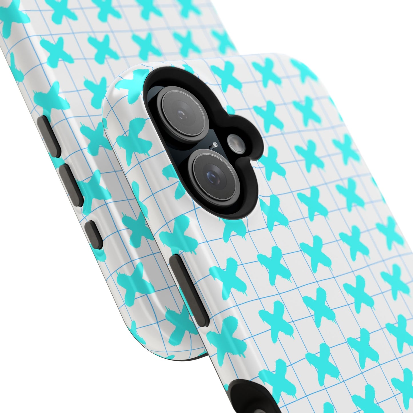 Magnetic Tough Cases - Blue X