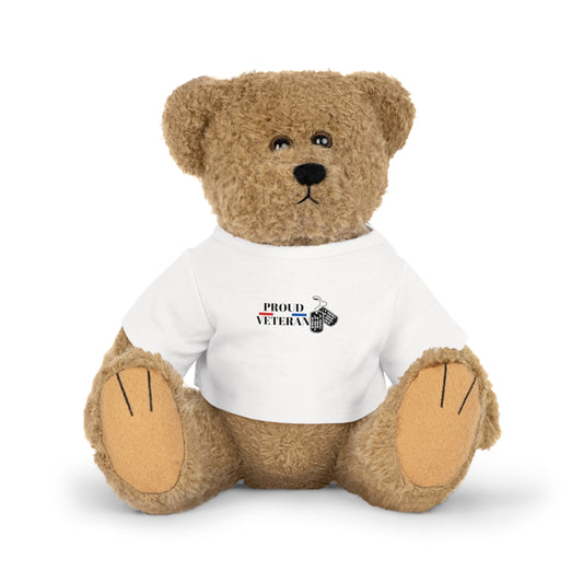Plush Toy with T-Shirt - Proud Veteran
