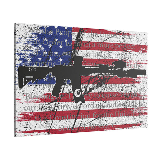 36X24 Matte Canvas, Stretched, 0.75" - We The People