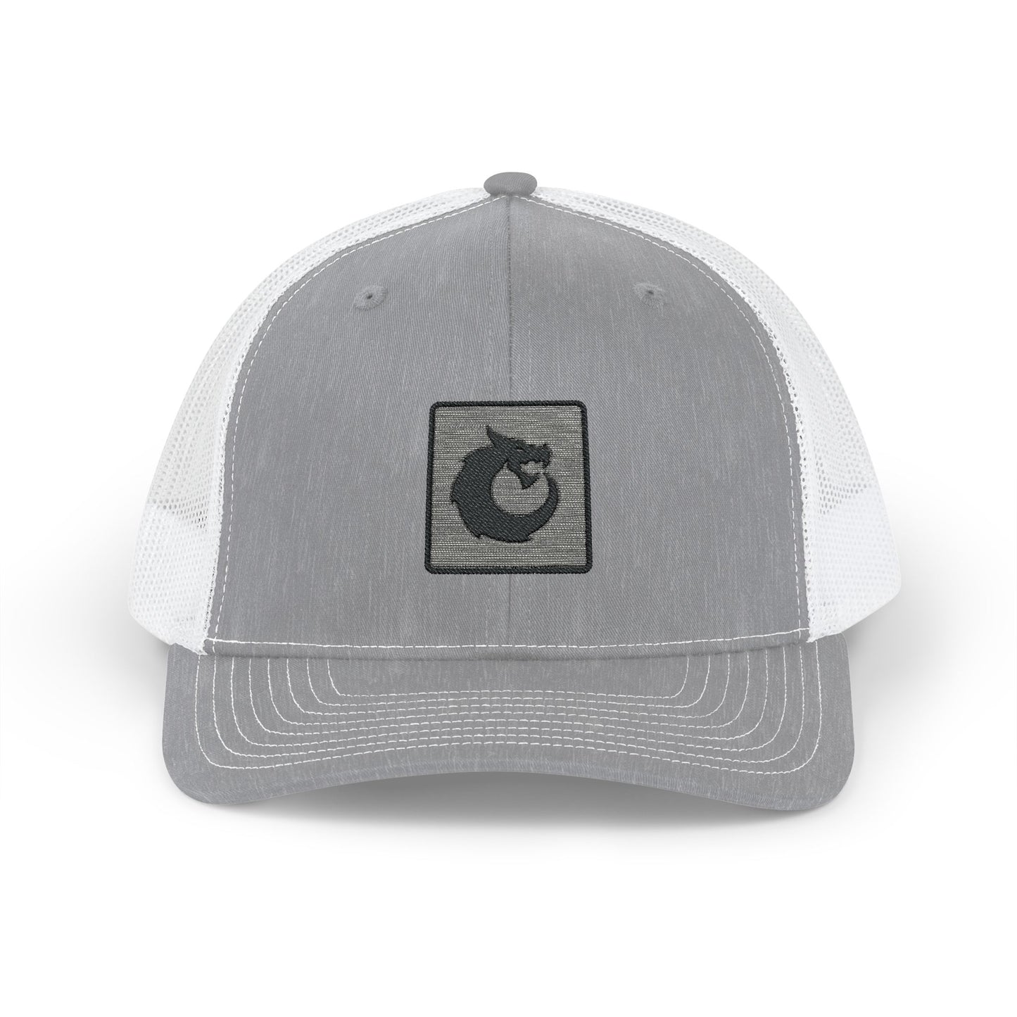 Snapback Trucker Cap - Black Dragon Patch