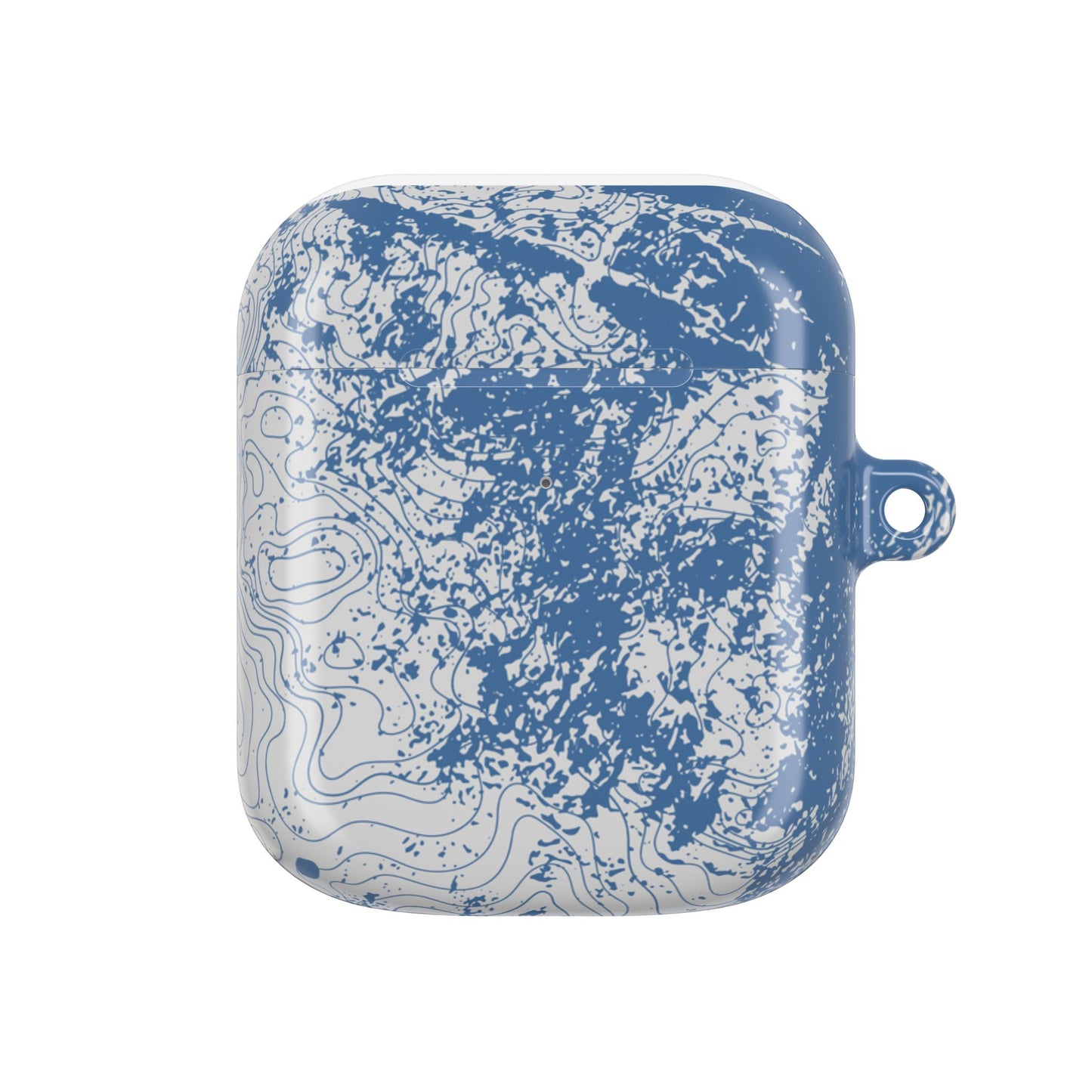 Blue Topography AirPod Case