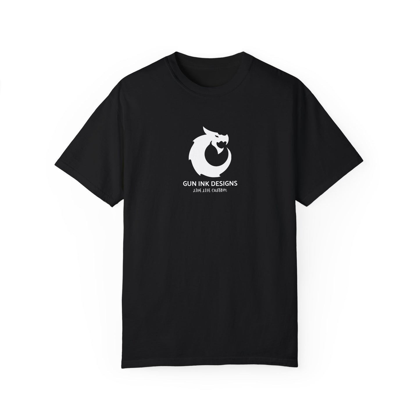 Garment-Dyed T-shirt - White Dragon