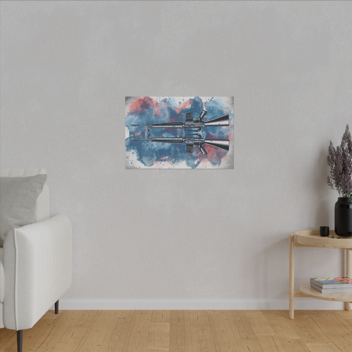 Matte Canvas, Stretched, 0.75" M16