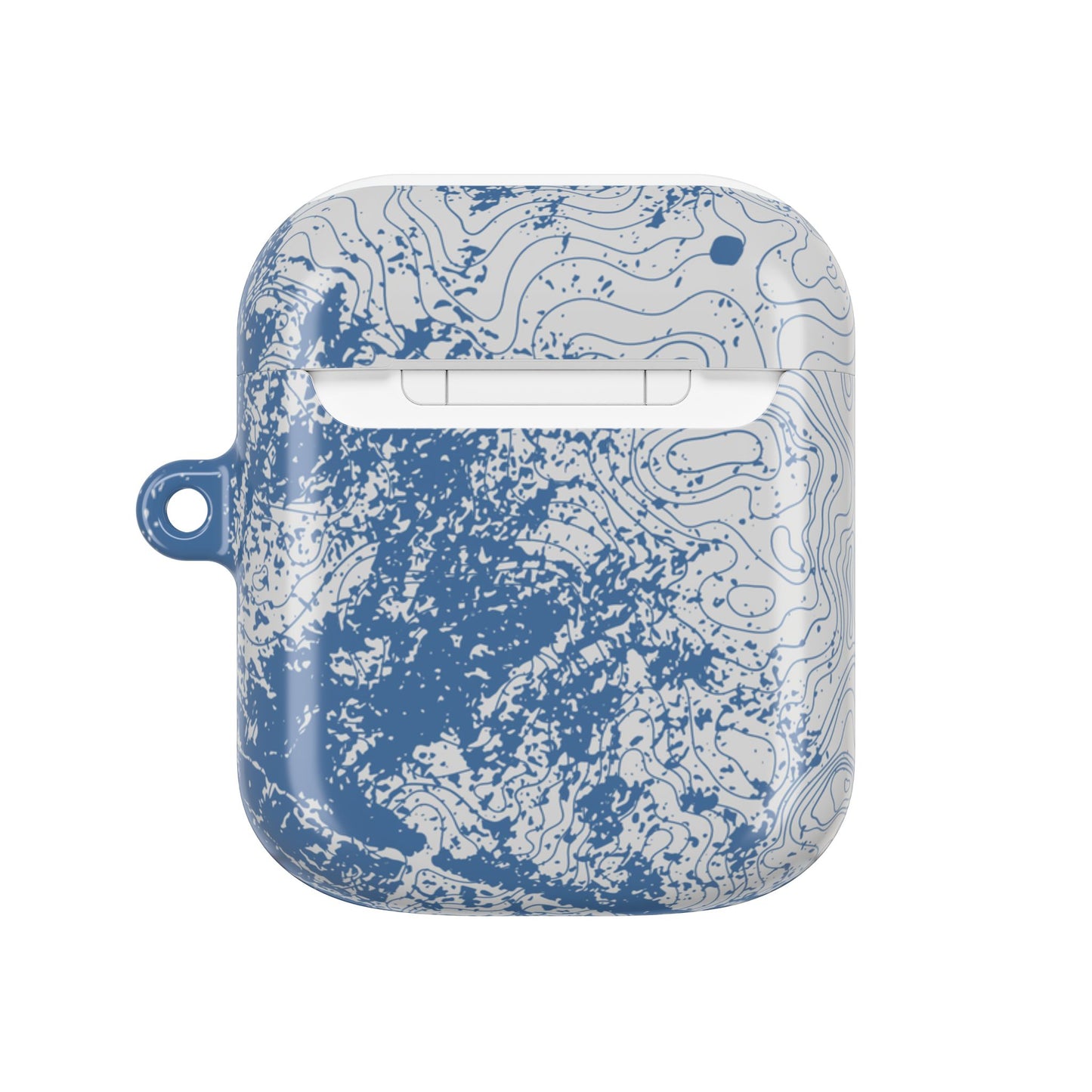 Blue Topography AirPod Case