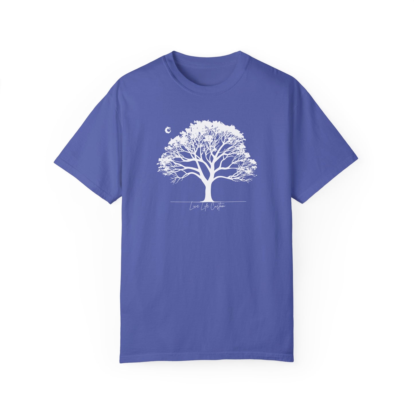 Garment-Dyed T-shirt - White Tree