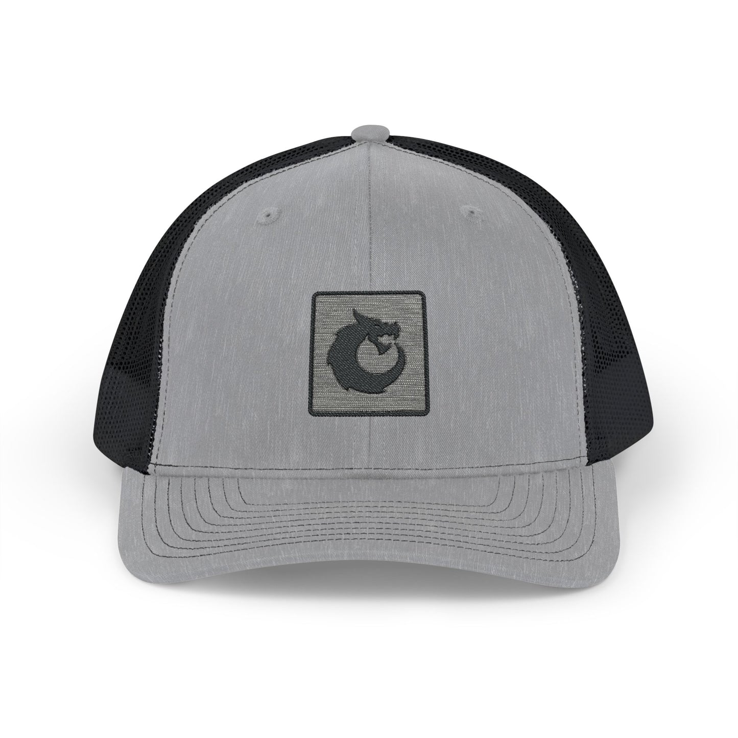 Snapback Trucker Cap - Black Dragon Patch