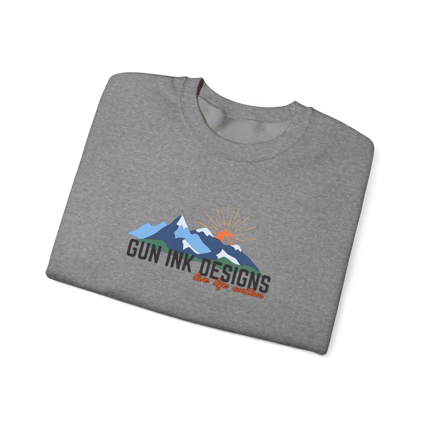 Heavy Blend™ Crewneck Sweatshirt - Dragon Sunrise
