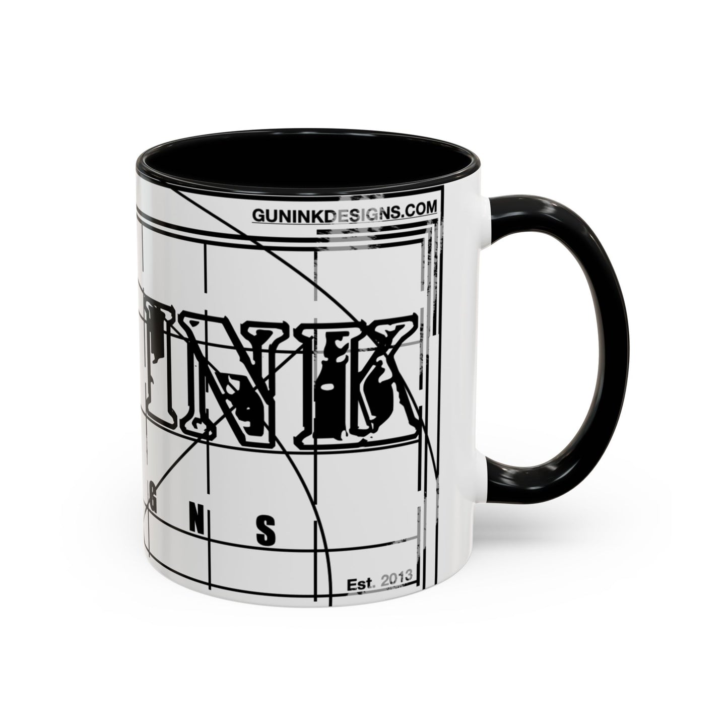 Accent Coffee Mug (11, 15oz) - GID Draft Graphic