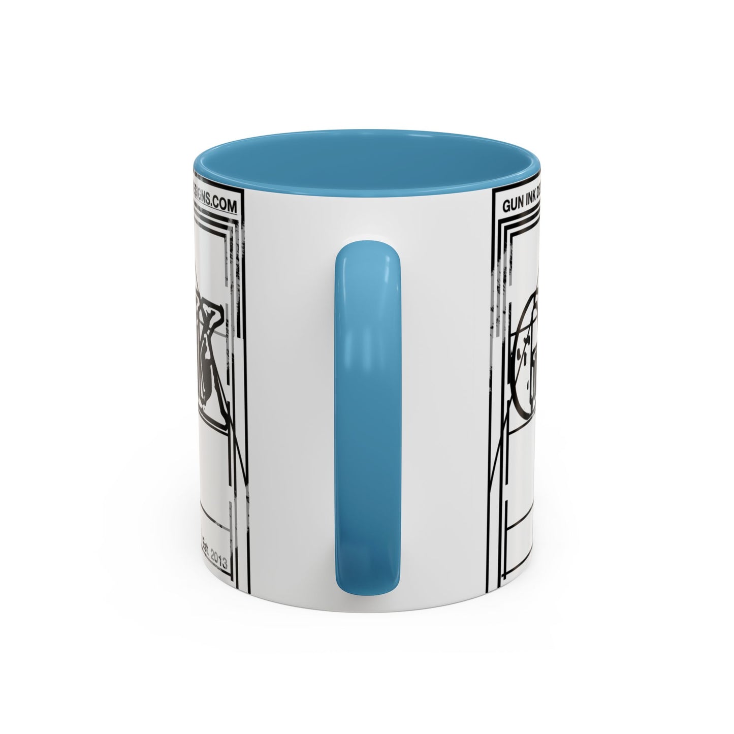 Accent Coffee Mug (11, 15oz) - GID Draft Graphic