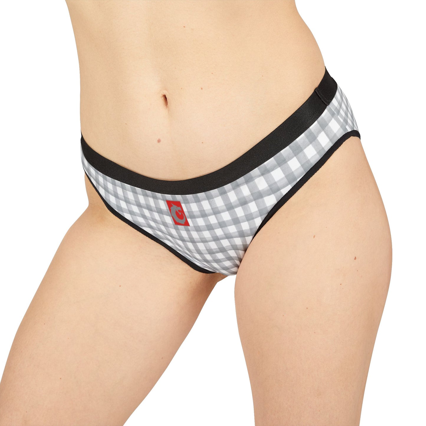 Women's Underwear - Gray plaid