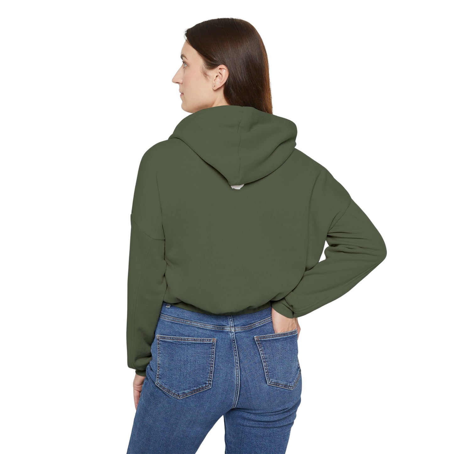 Women's Cinched Bottom Hoodie - Stay strapped