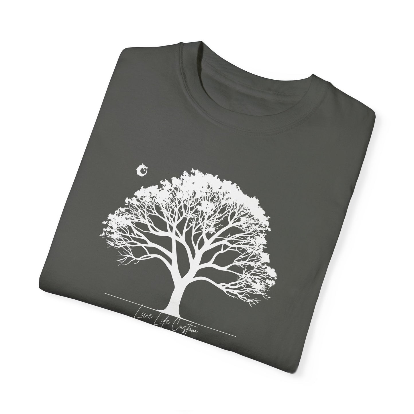 Garment-Dyed T-shirt - White Tree