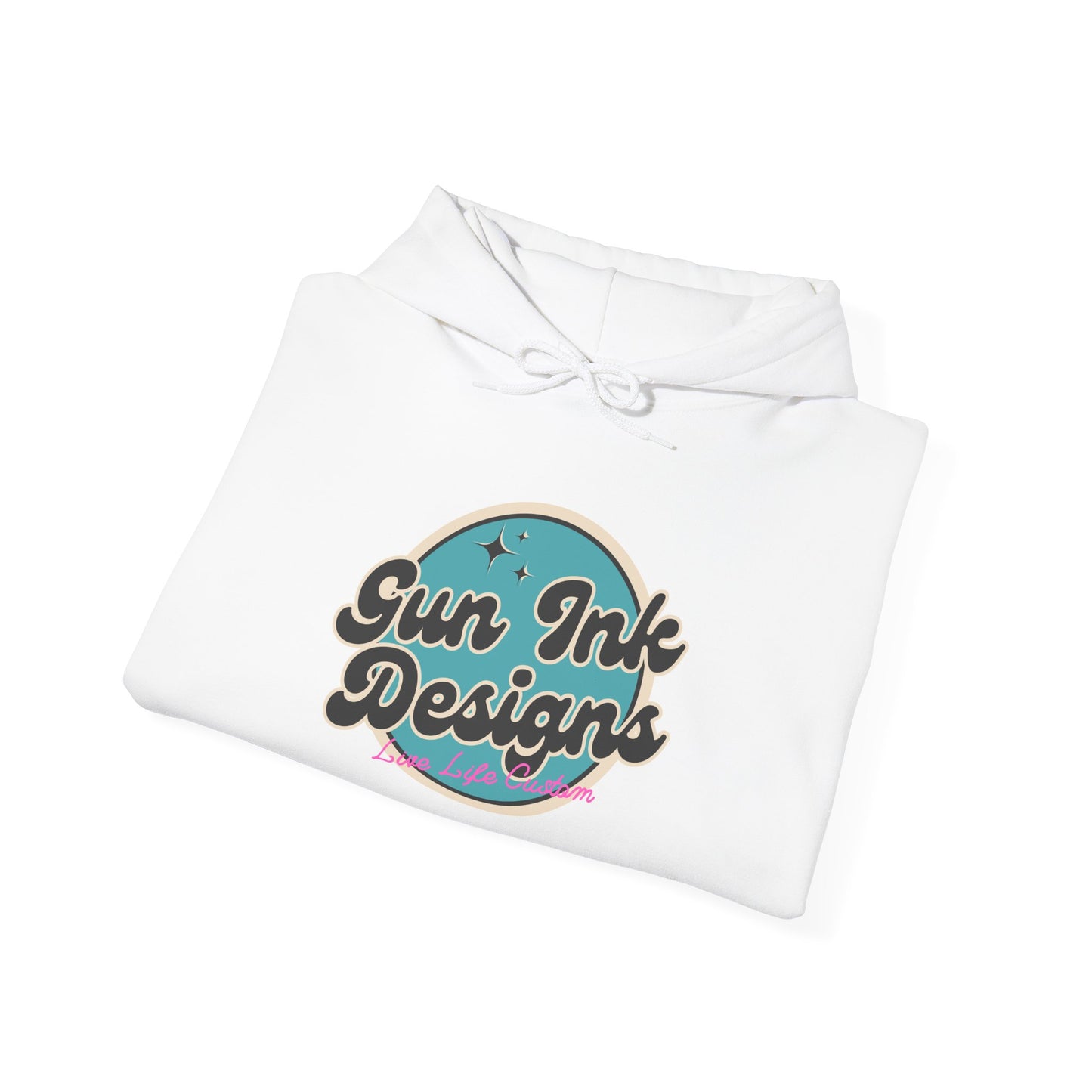 Heavy Blend™ Hooded Sweatshirt - Teal Circle
