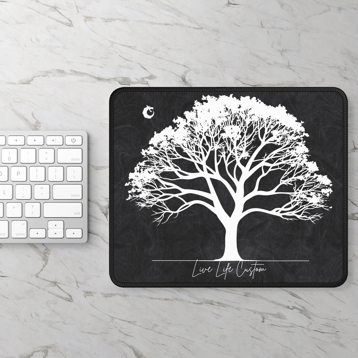Gaming Mouse Pad - White Tree
