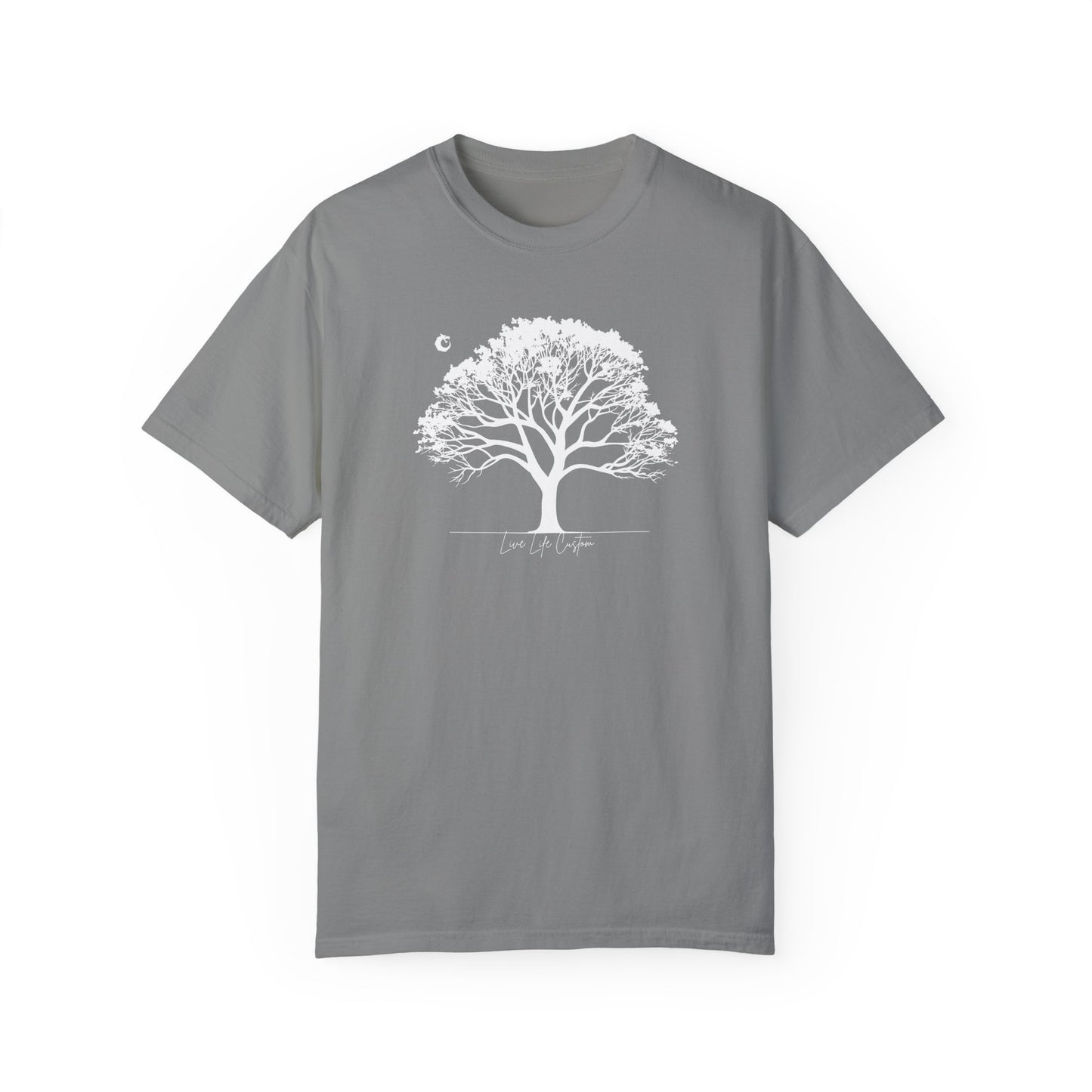 Garment-Dyed T-shirt - White Tree
