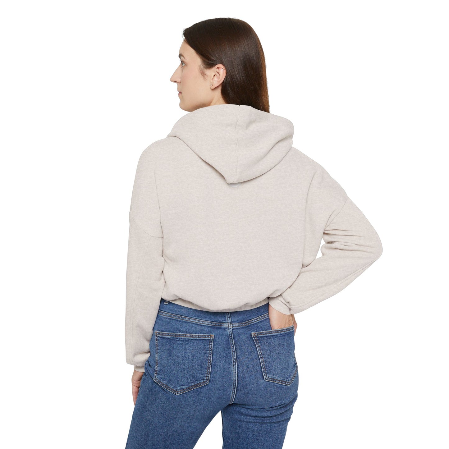 Women's Cinched Bottom Hoodie - Stay strapped