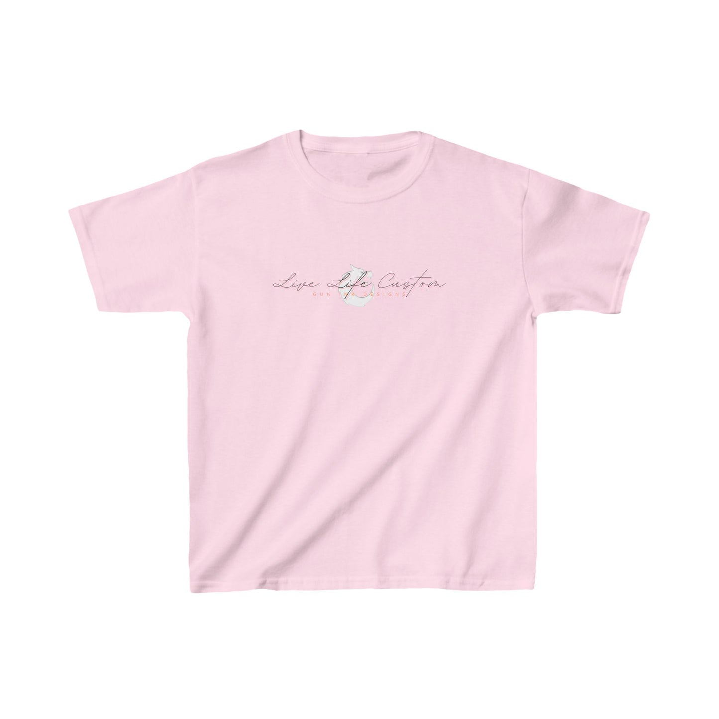 Kids Heavy Cotton™ Tee - Live Life Custom - Elegant