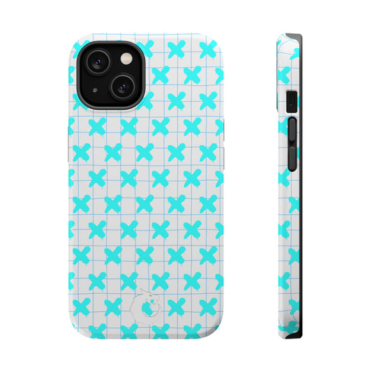 Magnetic Tough Cases - Blue X