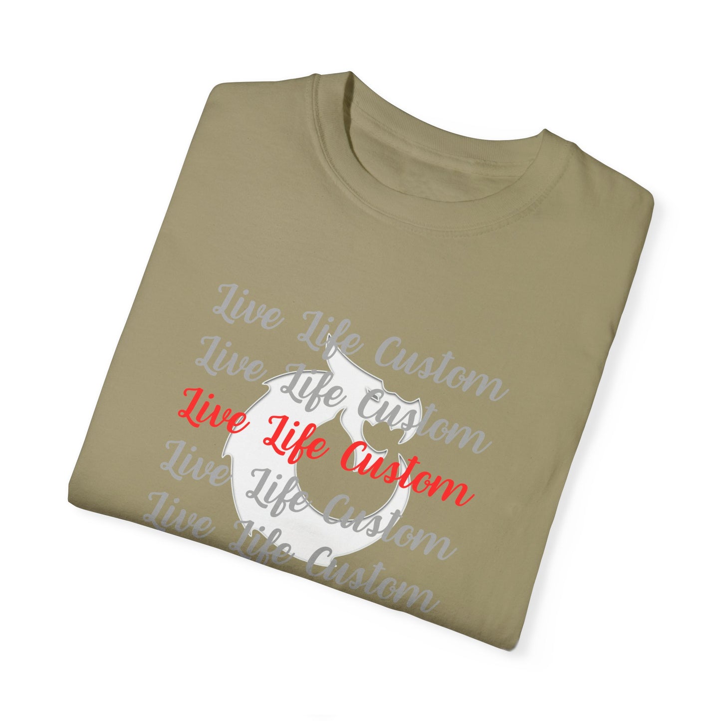 Garment-Dyed T-shirt - LLC Stacked