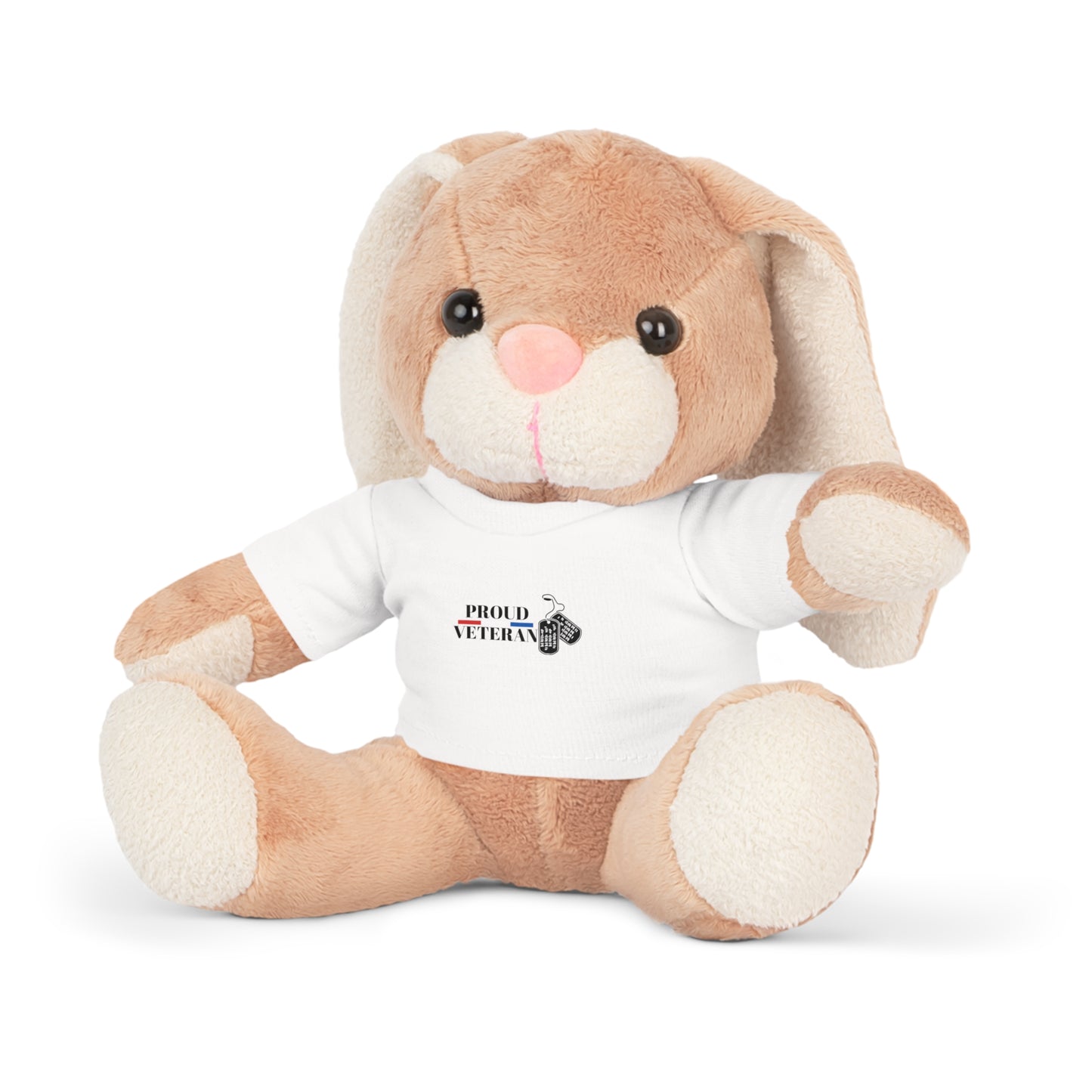 Plush Toy with T-Shirt - Proud Veteran