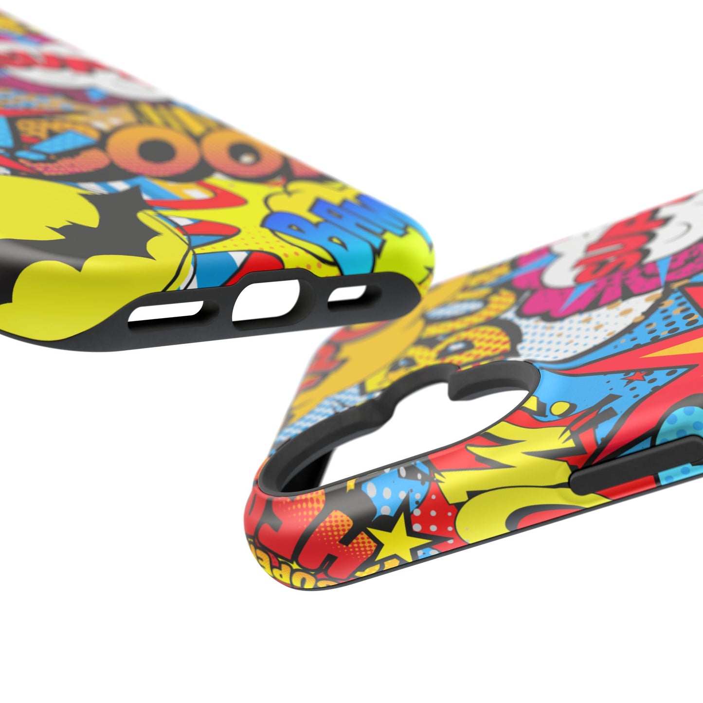 Comic Book Pop Art Phone Case - Magnetic Tough Cases for Superhero Lovers, Fun and Colorful Cell Cover