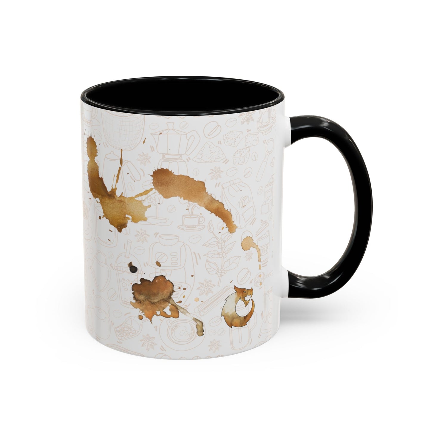 Accent Coffee Mug (11, 15oz) - Coffee Stains