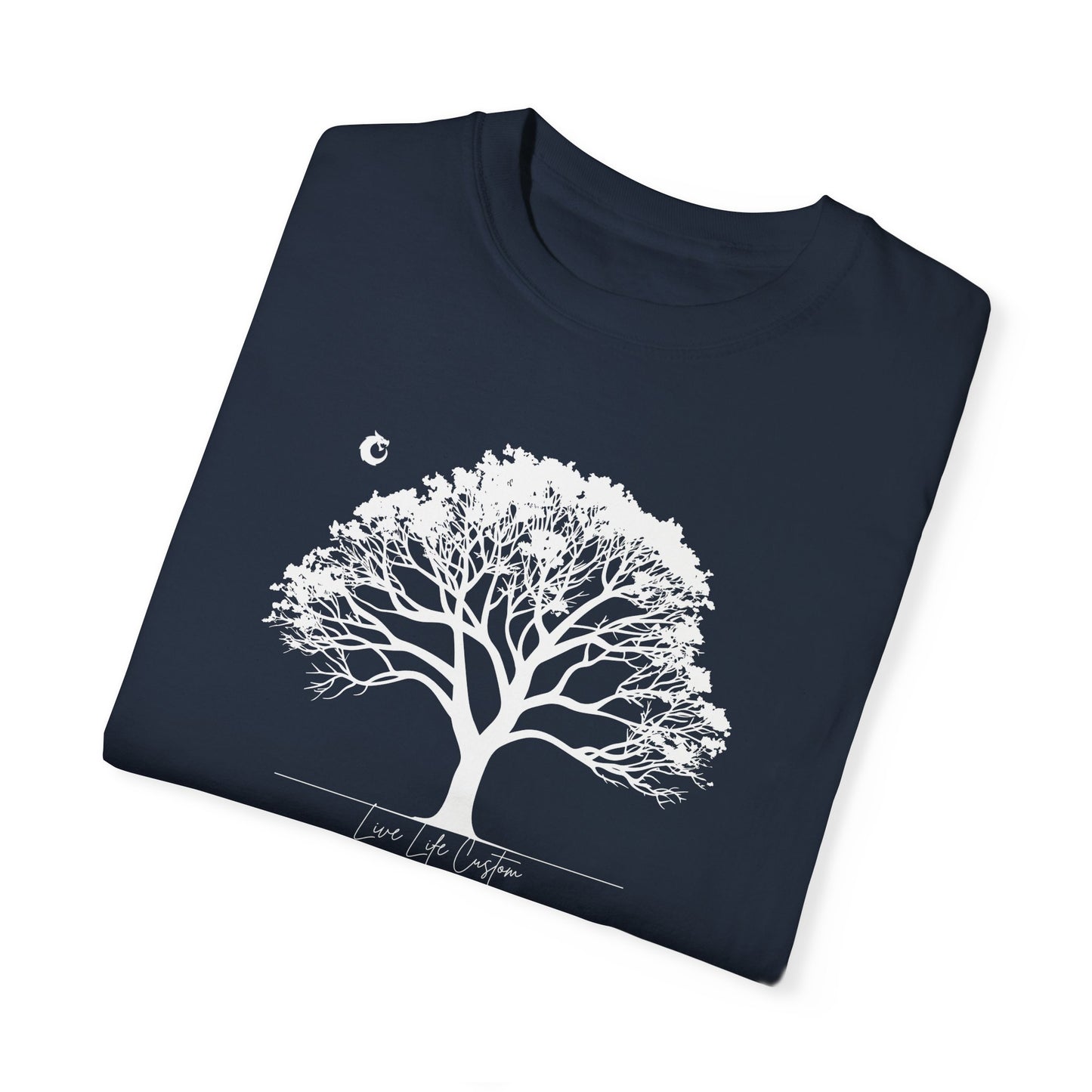 Garment-Dyed T-shirt - White Tree