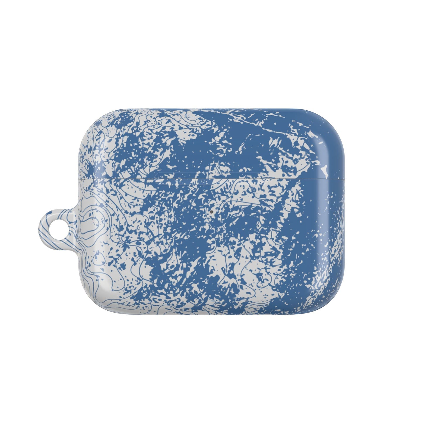 Blue Topography AirPod Case