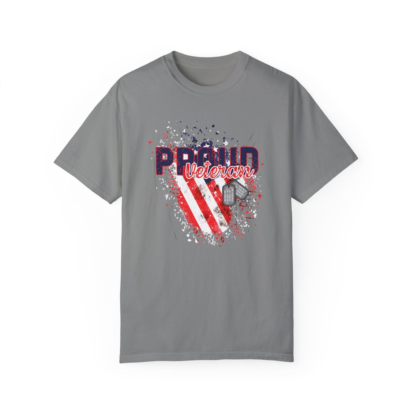 Garment-Dyed T-shirt - Proud Veteran