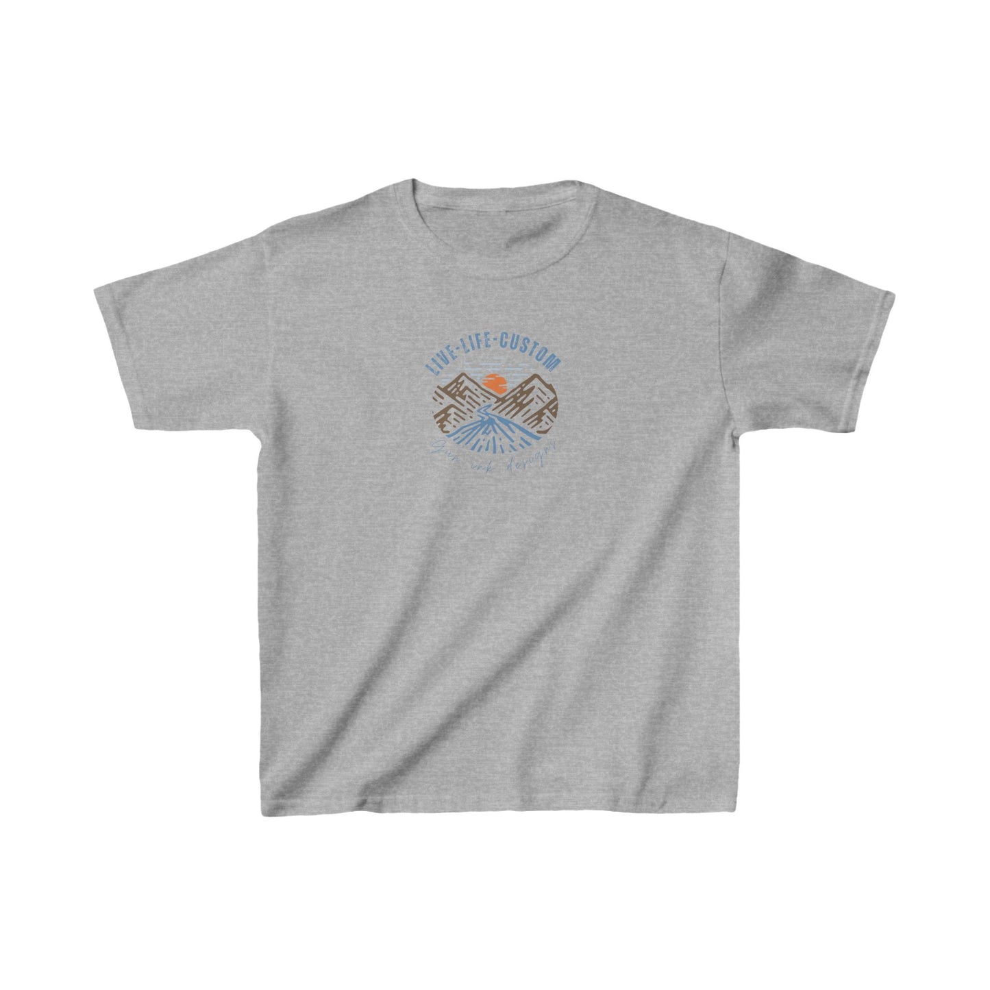 Kids Heavy Cotton™ Tee - LLC Mountains