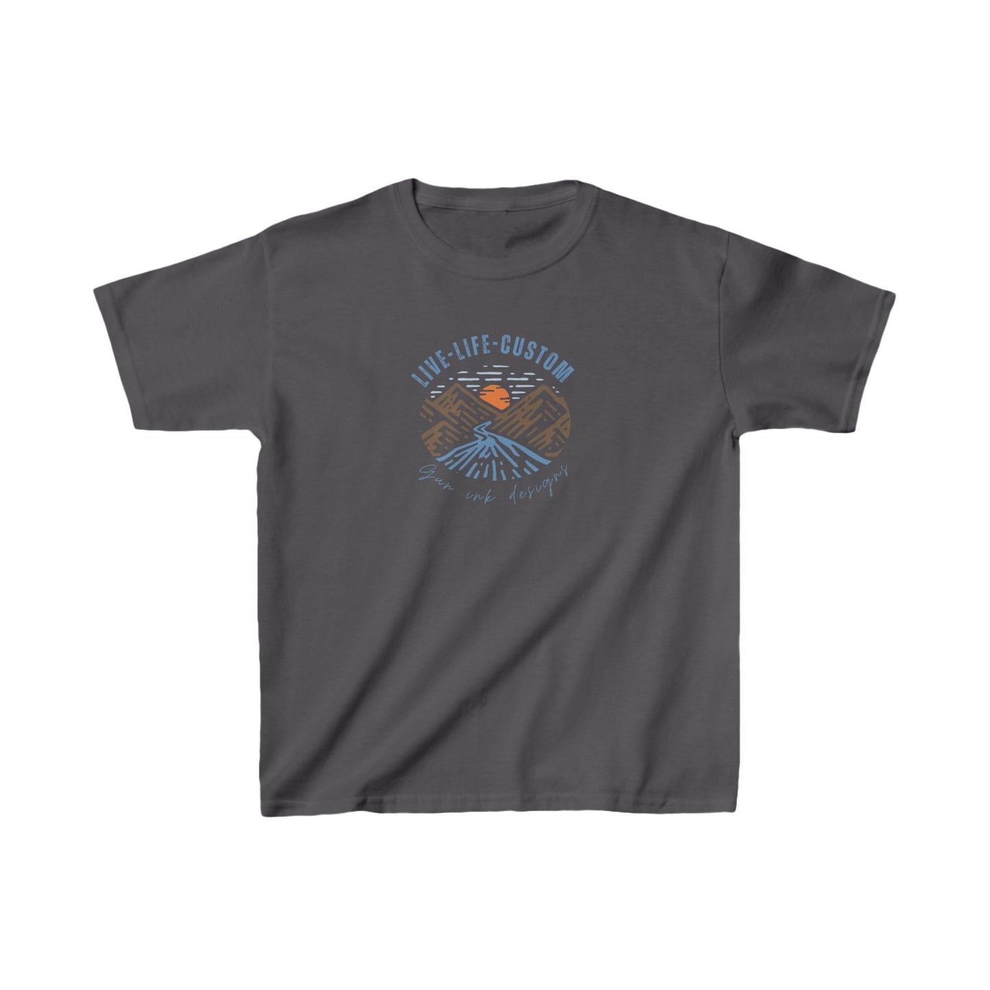 Kids Heavy Cotton™ Tee - LLC Mountains