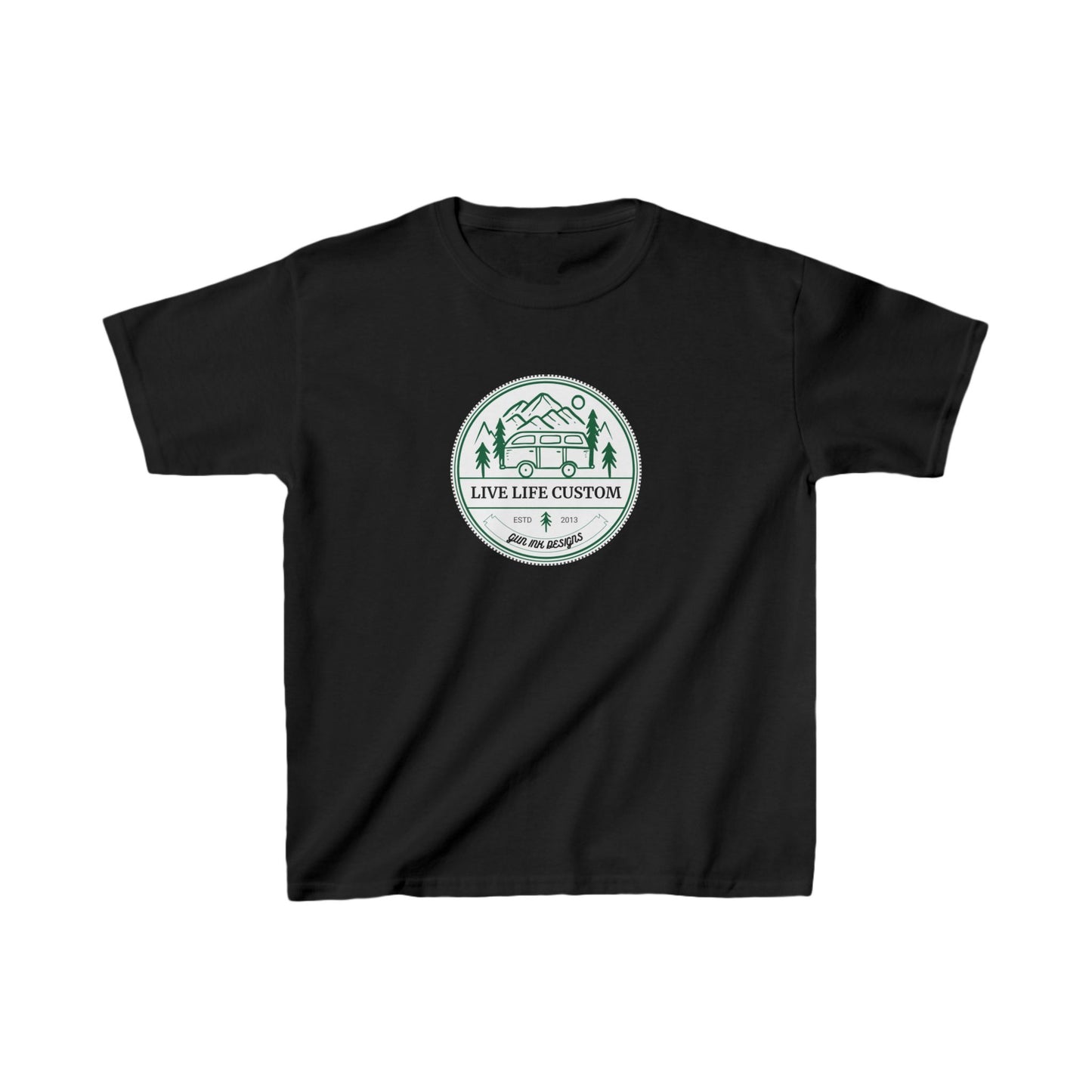 Kids Heavy Cotton™ Tee - Circle Van