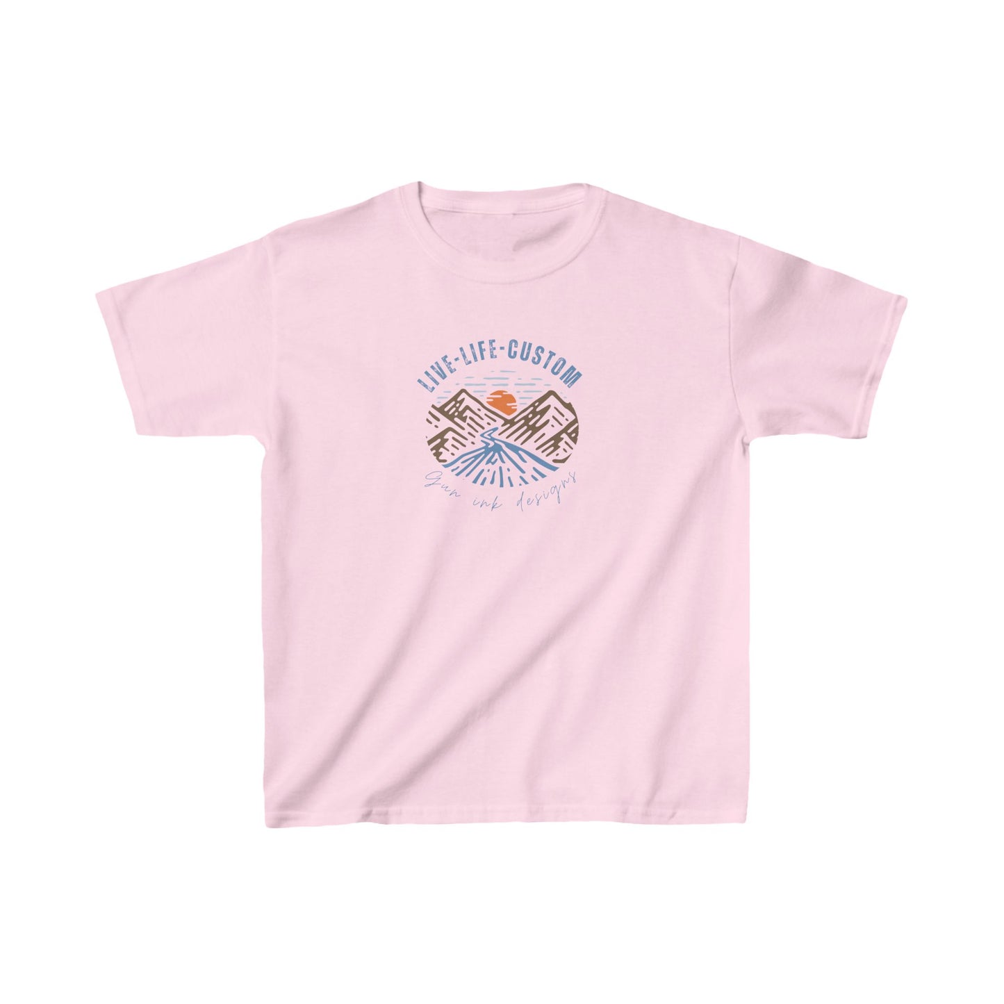 Kids Heavy Cotton™ Tee - LLC Mountains
