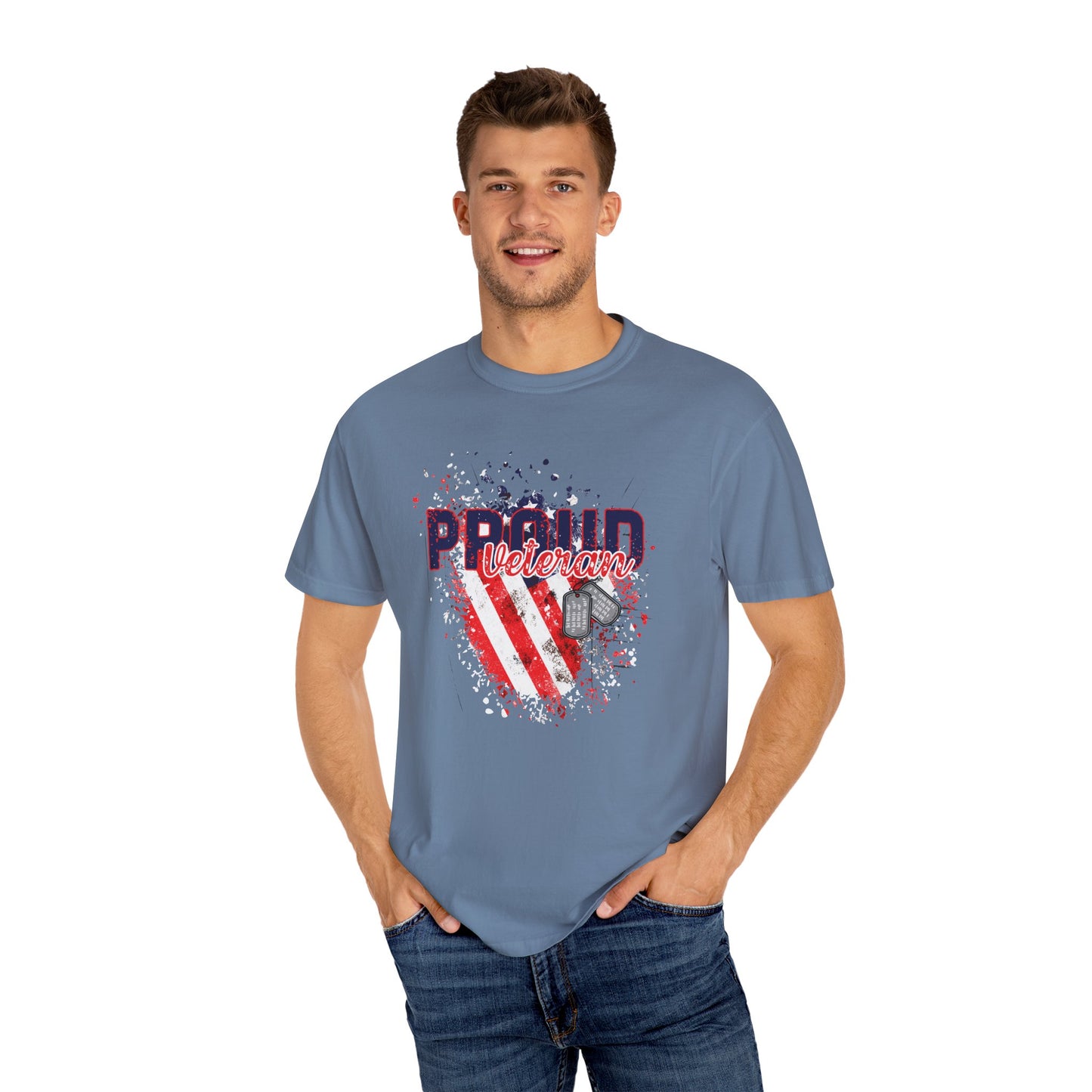 Garment-Dyed T-shirt - Proud Veteran