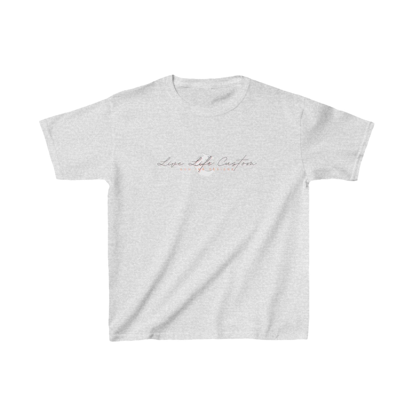 Kids Heavy Cotton™ Tee - Live Life Custom - Elegant