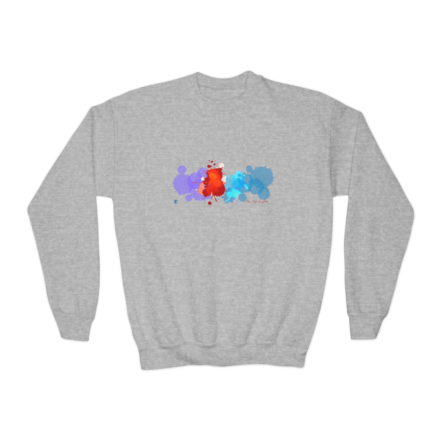Youth Crewneck Sweatshirt - A Splash of Color