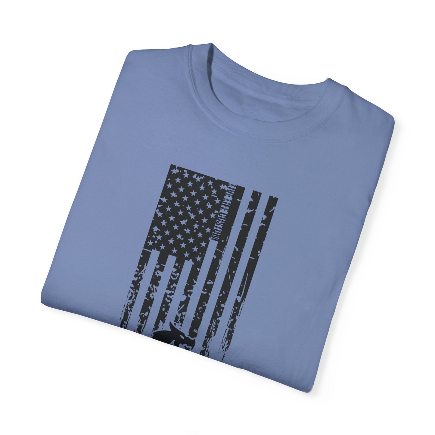Garment-Dyed T-shirt - Distressed Flag