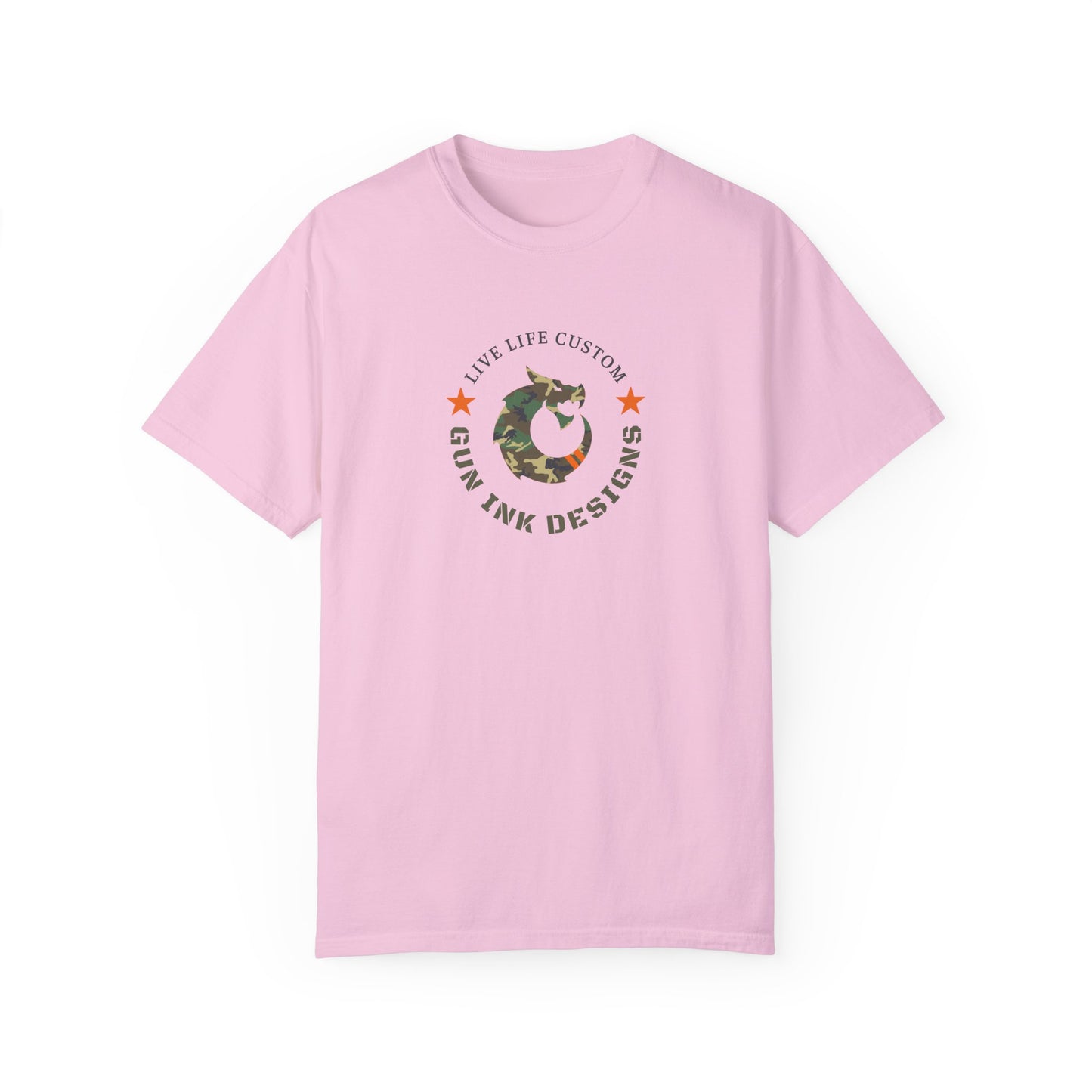 Garment-Dyed T-shirt - Camo Dragon