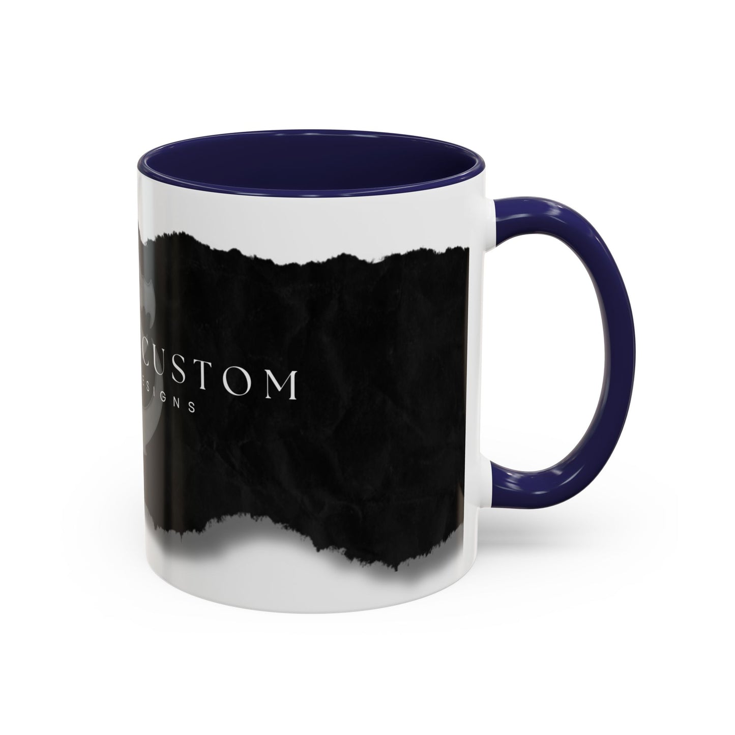Accent Coffee Mug (11, 15oz) - Torn Paper