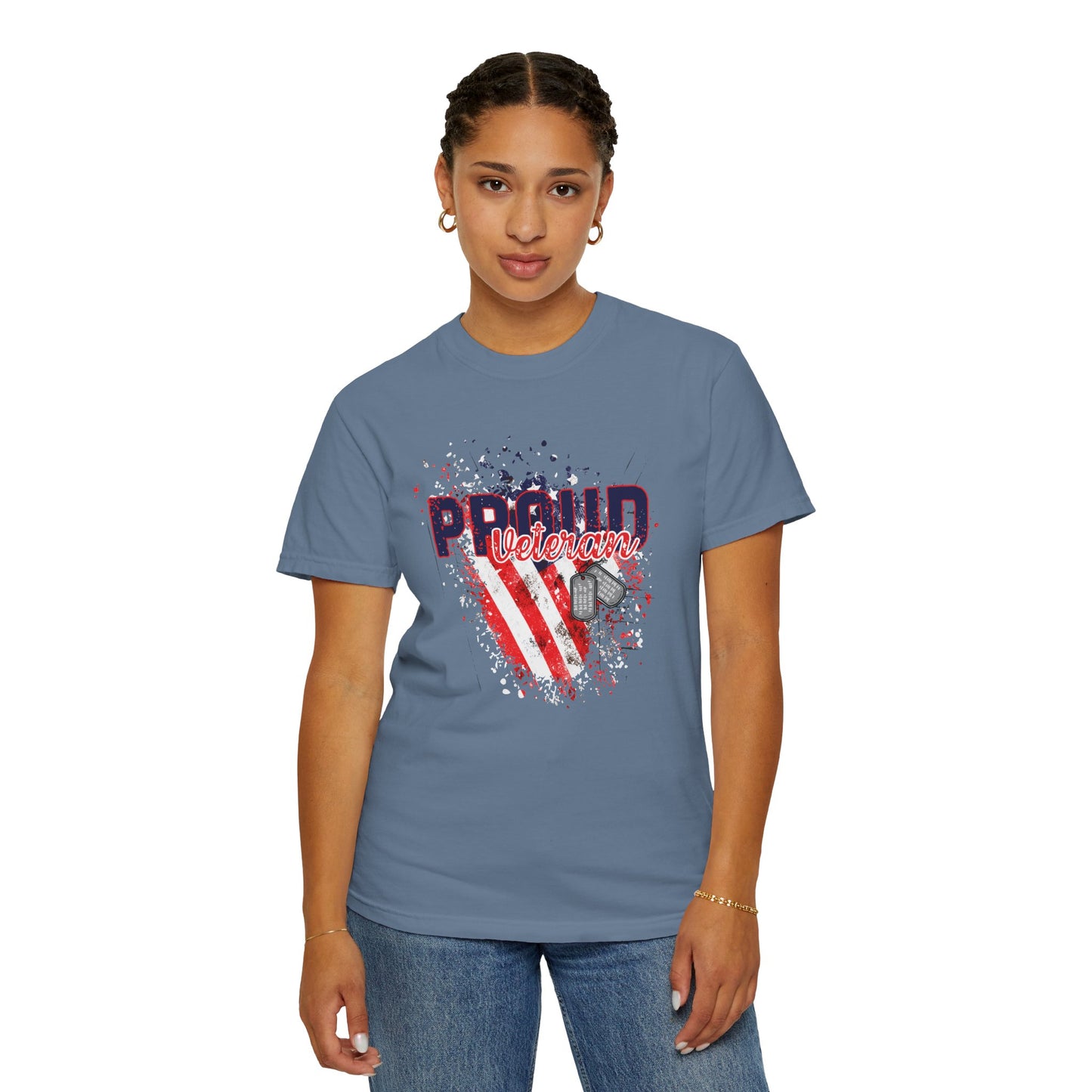 Garment-Dyed T-shirt - Proud Veteran