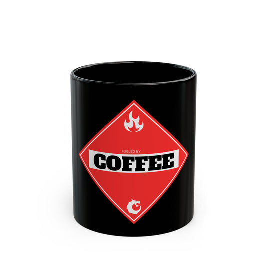 Black Mug (11oz, 15oz) - Fueled by Coffee