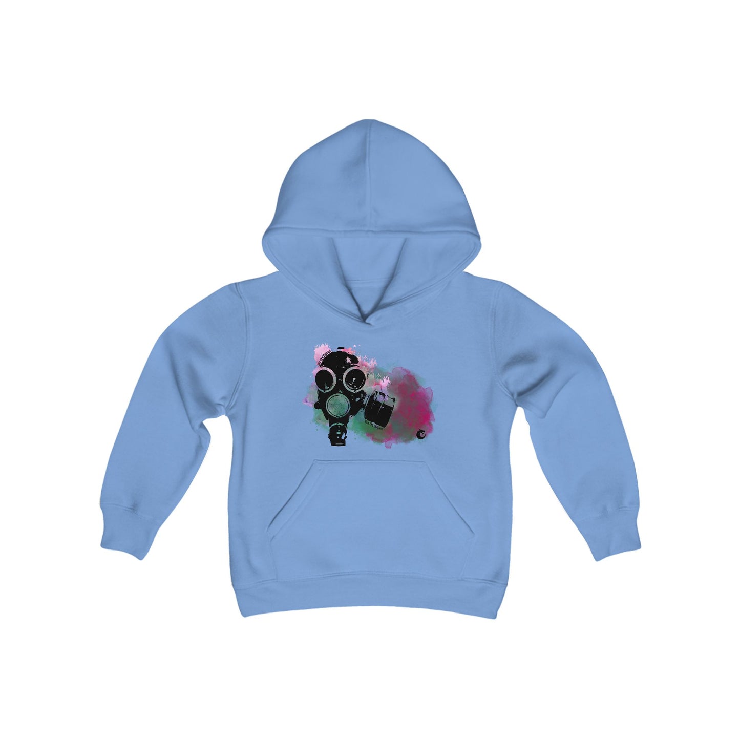 Youth Heavy Blend Hooded Sweatshirt - Gas Mask