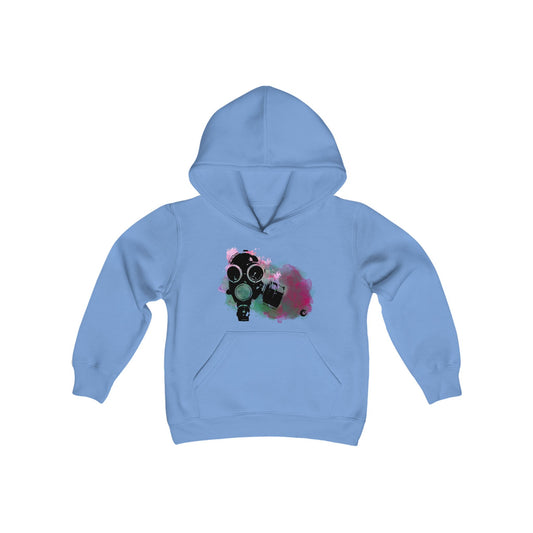 Youth Heavy Blend Hooded Sweatshirt - Gas Mask