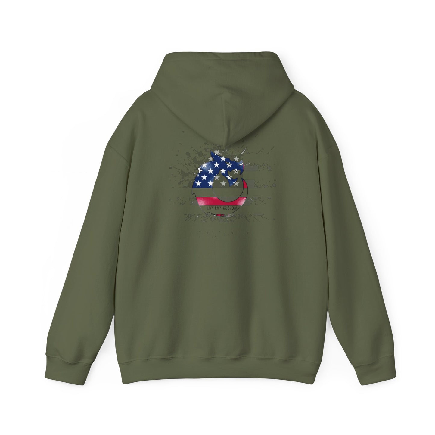Heavy Blend™ Hooded Sweatshirt - 3D Flag